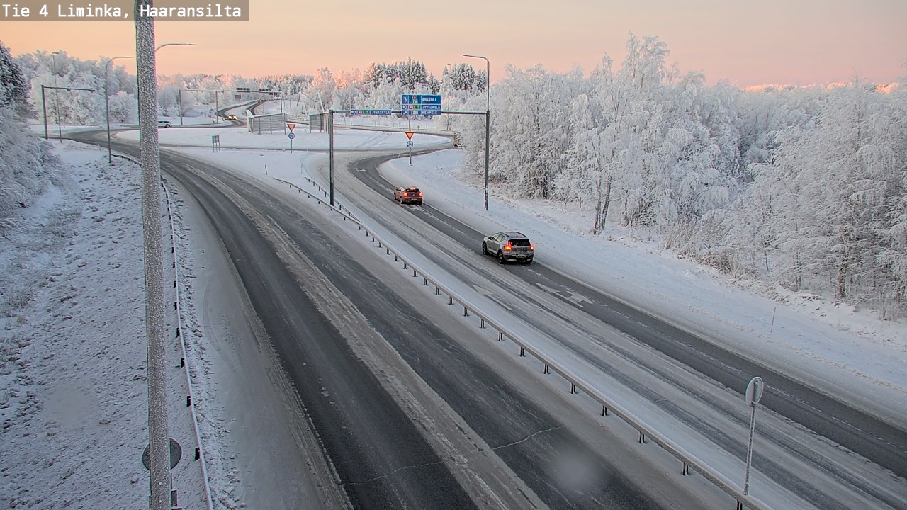 Weather Camera Image Road 4 Liminka, Haaransilta, Liminka, Pohjois-Pohjanmaa