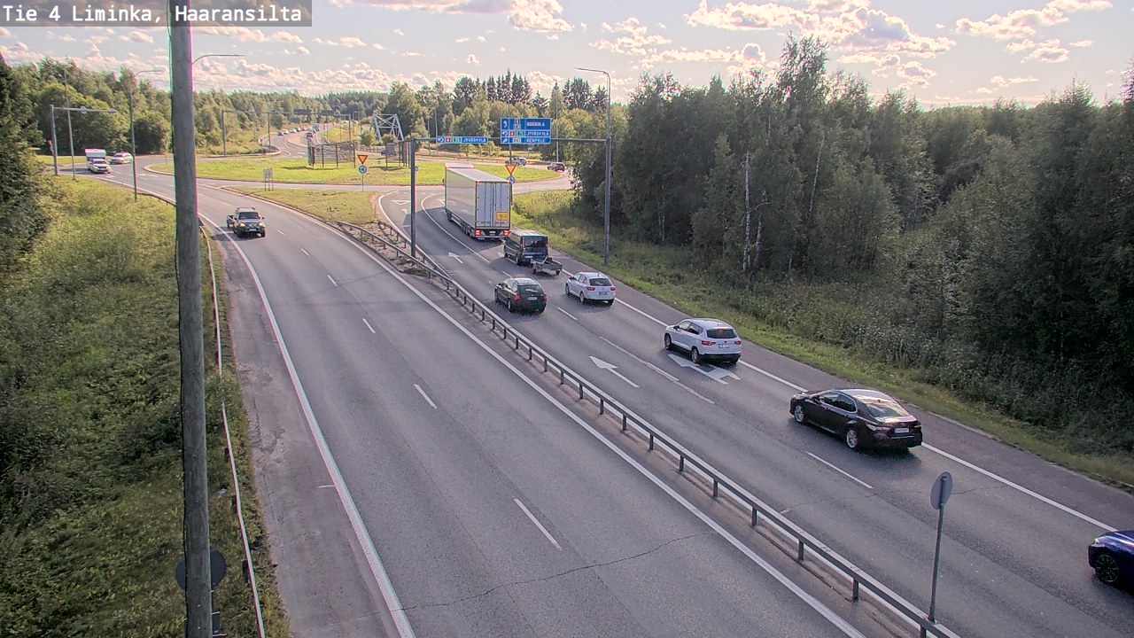 Kelikamerat Kuva Tie 4 Liminka, Haaransilta, Liminka, Pohjois-Pohjanmaa