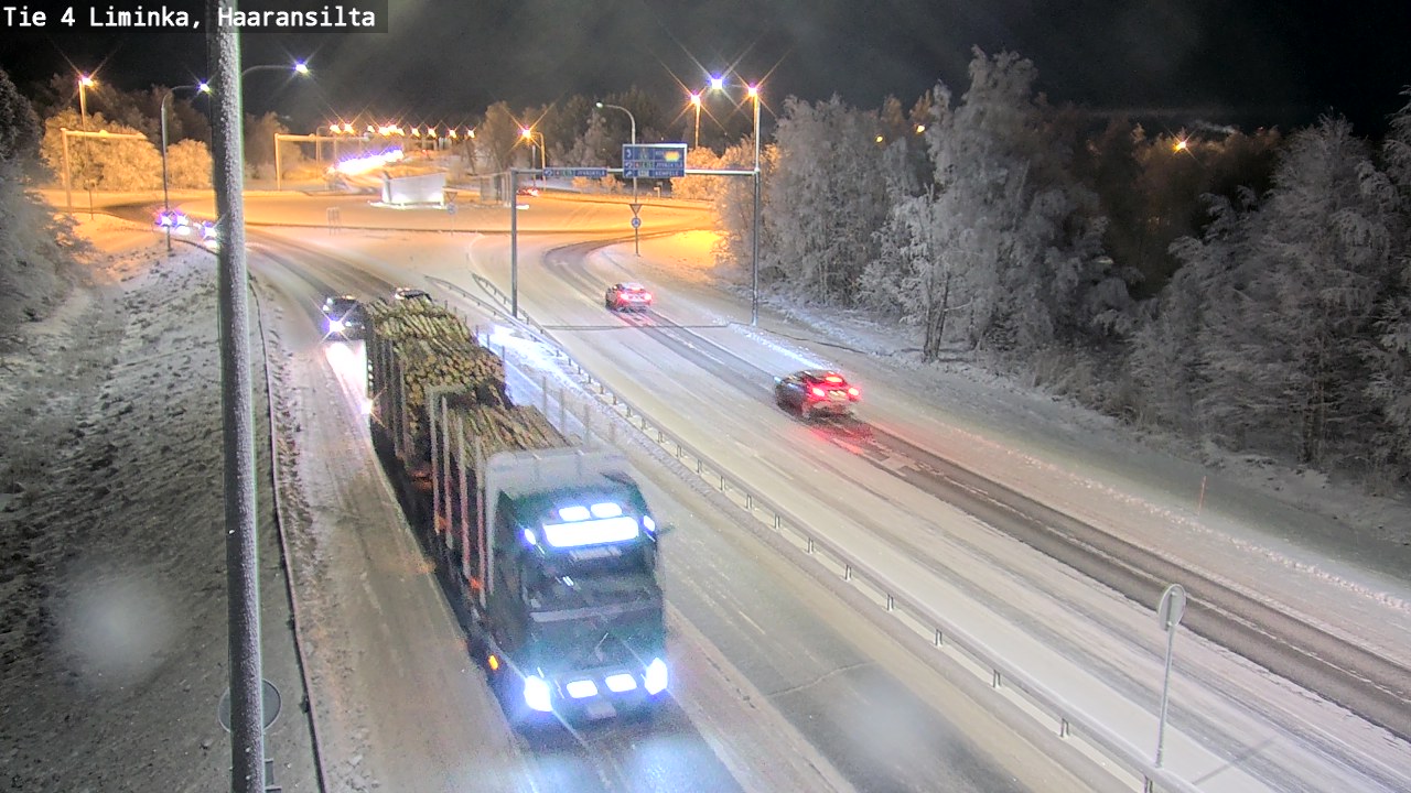 Kelikamerat Kuva Tie 4 Liminka, Haaransilta, Liminka, Pohjois-Pohjanmaa