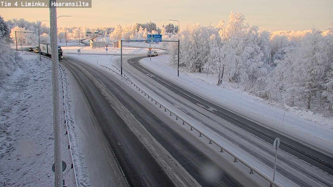Weather Camera Image Road 4 Liminka, Haaransilta, Liminka, Pohjois-Pohjanmaa