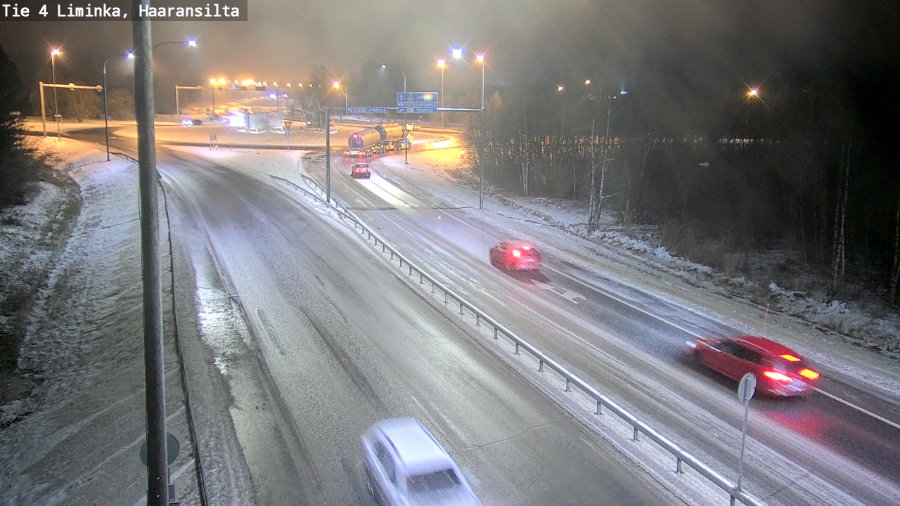 Weather Camera Image Road 4 Liminka, Haaransilta, Liminka, Pohjois-Pohjanmaa