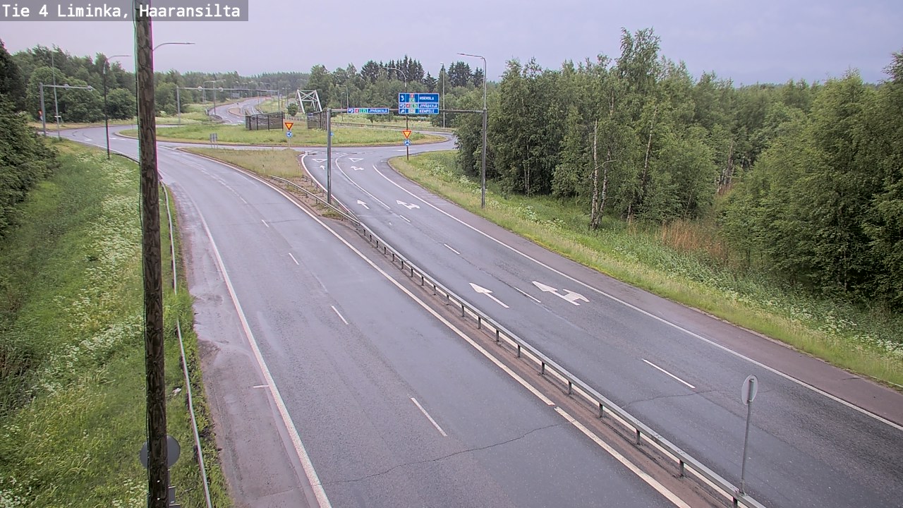 Kelikamerat Kuva Tie 4 Liminka, Haaransilta, Liminka, Pohjois-Pohjanmaa
