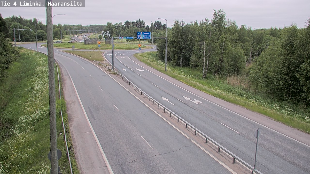 Kelikamerat Kuva Tie 4 Liminka, Haaransilta, Liminka, Pohjois-Pohjanmaa