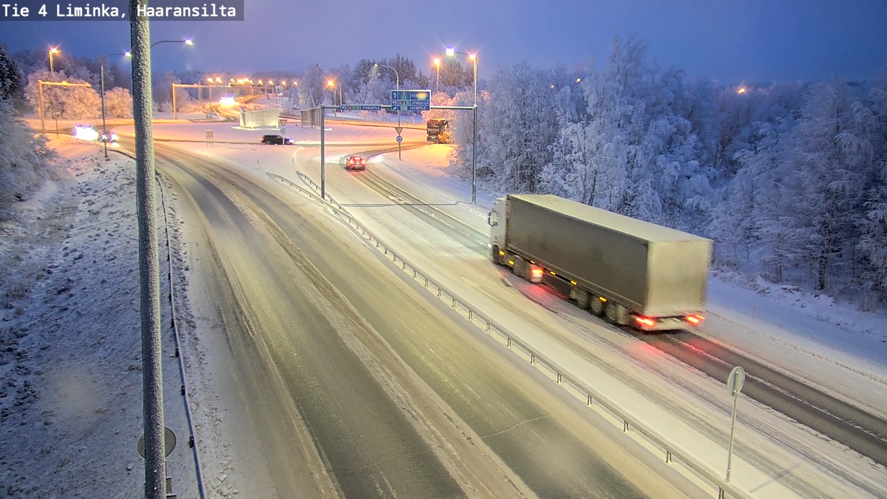 Kelikamerat Kuva Tie 4 Liminka, Haaransilta, Liminka, Pohjois-Pohjanmaa