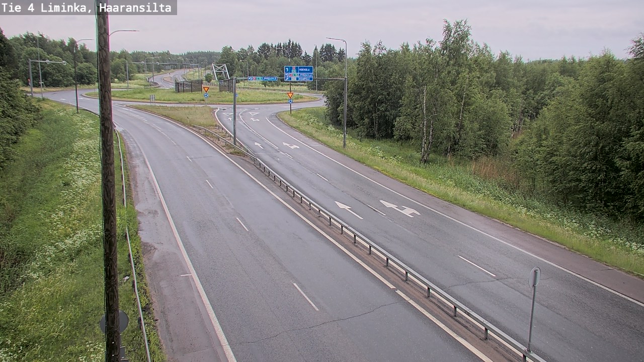 Kelikamerat Kuva Tie 4 Liminka, Haaransilta, Liminka, Pohjois-Pohjanmaa