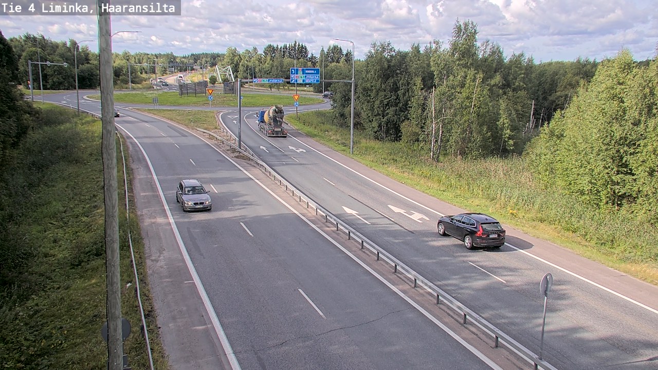 Weather Camera Image Road 4 Liminka, Haaransilta, Liminka, Pohjois-Pohjanmaa