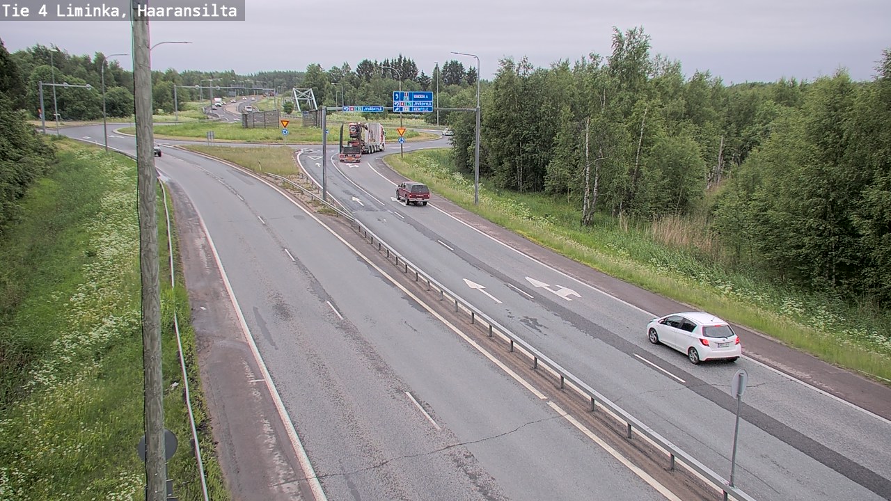 Kelikamerat Kuva Tie 4 Liminka, Haaransilta, Liminka, Pohjois-Pohjanmaa