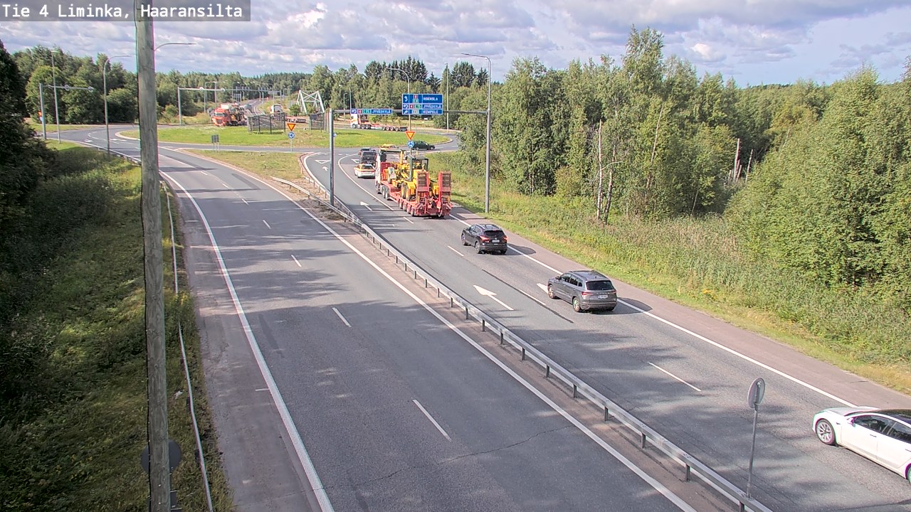 Weather Camera Image Road 4 Liminka, Haaransilta, Liminka, Pohjois-Pohjanmaa