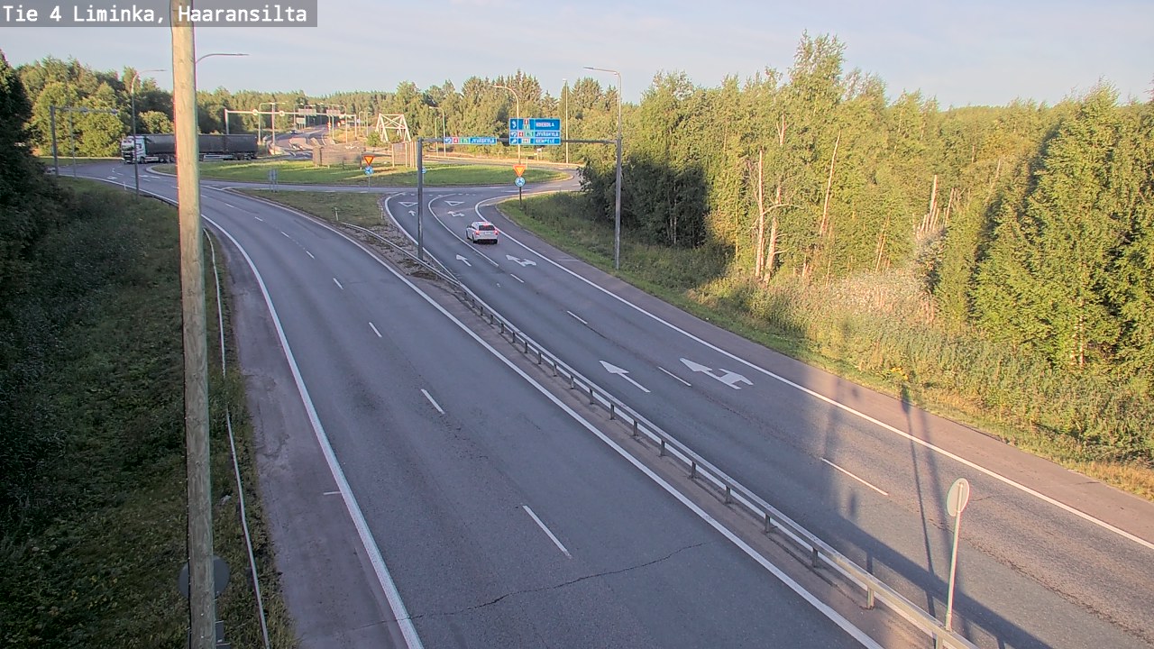 Weather Camera Image Road 4 Liminka, Haaransilta, Liminka, Pohjois-Pohjanmaa