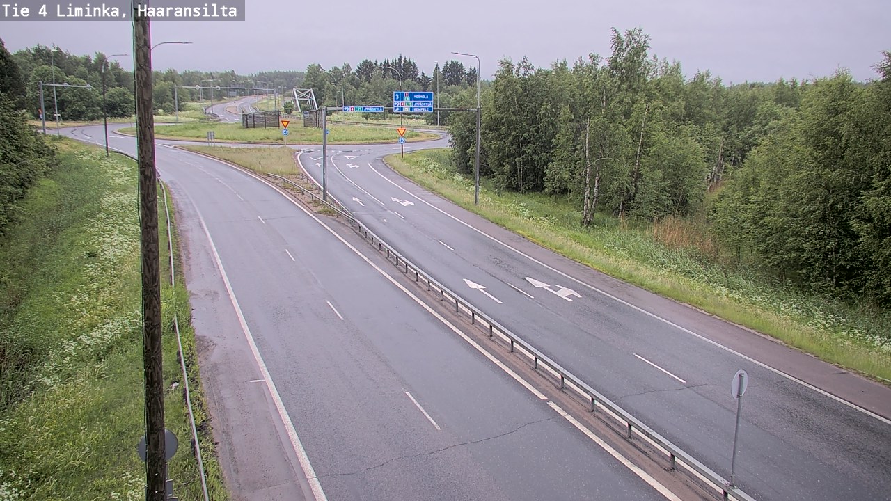 Kelikamerat Kuva Tie 4 Liminka, Haaransilta, Liminka, Pohjois-Pohjanmaa