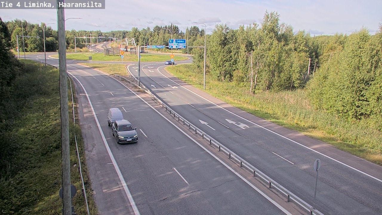Weather Camera Image Road 4 Liminka, Haaransilta, Liminka, Pohjois-Pohjanmaa