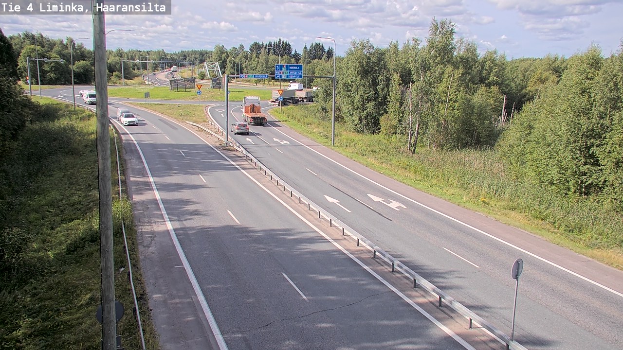 Weather Camera Image Road 4 Liminka, Haaransilta, Liminka, Pohjois-Pohjanmaa