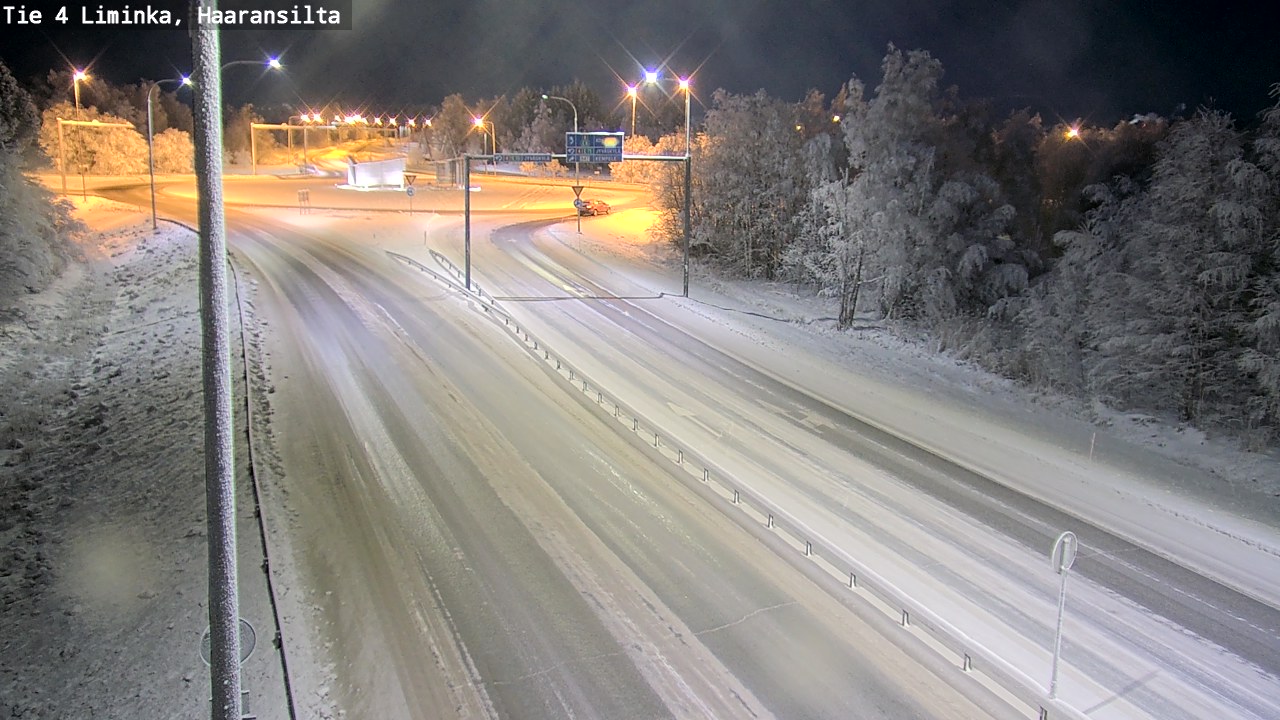 Weather Camera Image Road 4 Liminka, Haaransilta, Liminka, Pohjois-Pohjanmaa