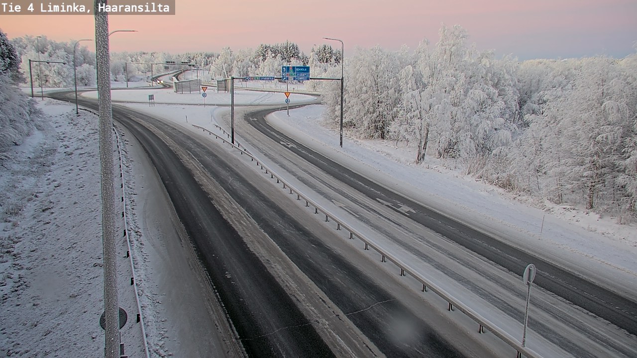 Weather Camera Image Road 4 Liminka, Haaransilta, Liminka, Pohjois-Pohjanmaa