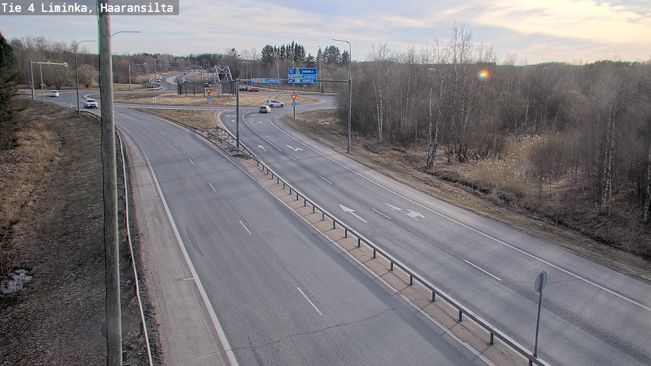 Kelikamerat Kuva Tie 4 Liminka, Haaransilta, Liminka, Pohjois-Pohjanmaa