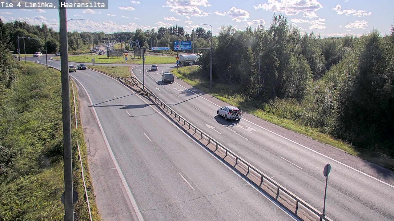 Kelikamerat Kuva Tie 4 Liminka, Haaransilta, Liminka, Pohjois-Pohjanmaa