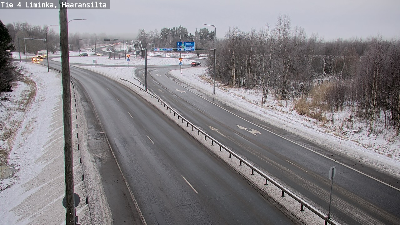 Weather Camera Image Road 4 Liminka, Haaransilta, Liminka, Pohjois-Pohjanmaa