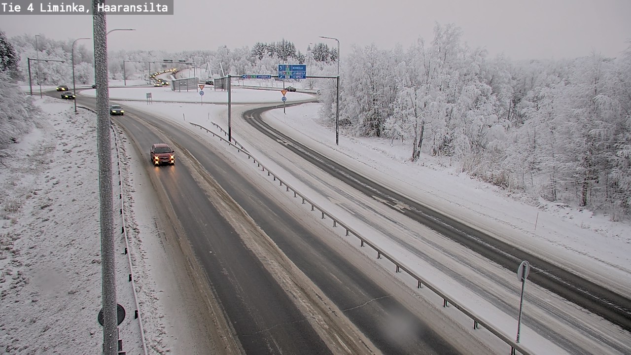 Weather Camera Image Väg 4 Limingo, Haaransilta, Liminka, Pohjois-Pohjanmaa