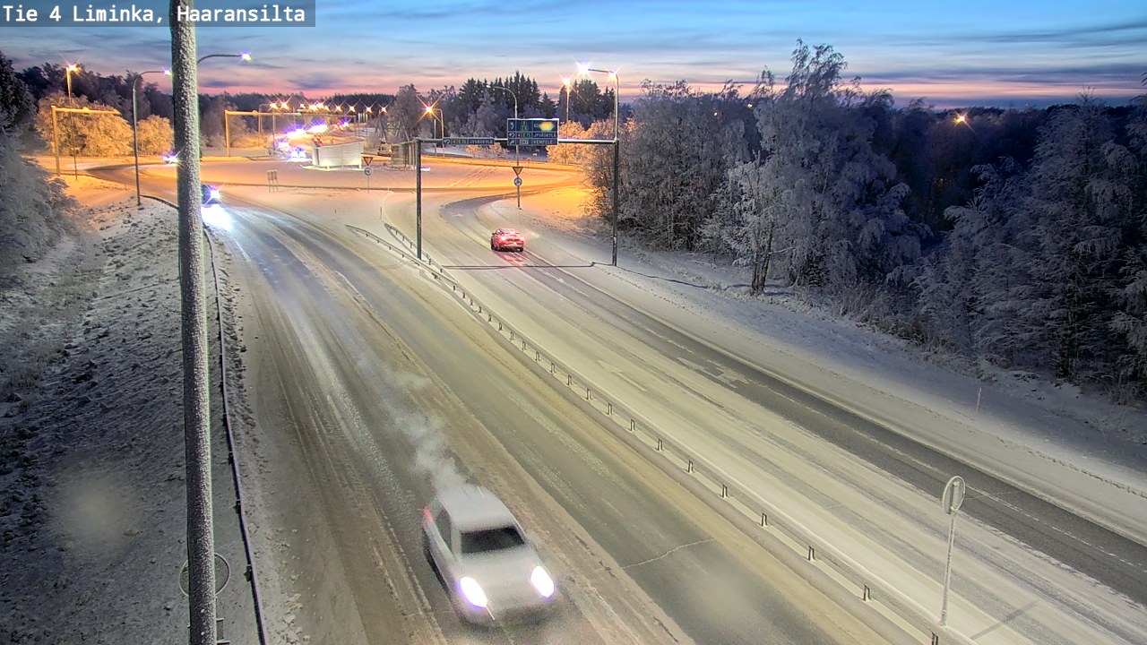Weather Camera Image Road 4 Liminka, Haaransilta, Liminka, Pohjois-Pohjanmaa