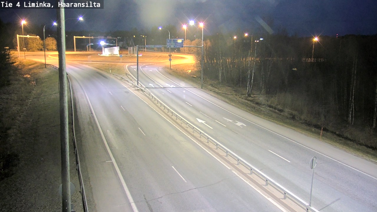 Weather Camera Image Road 4 Liminka, Haaransilta, Liminka, Pohjois-Pohjanmaa