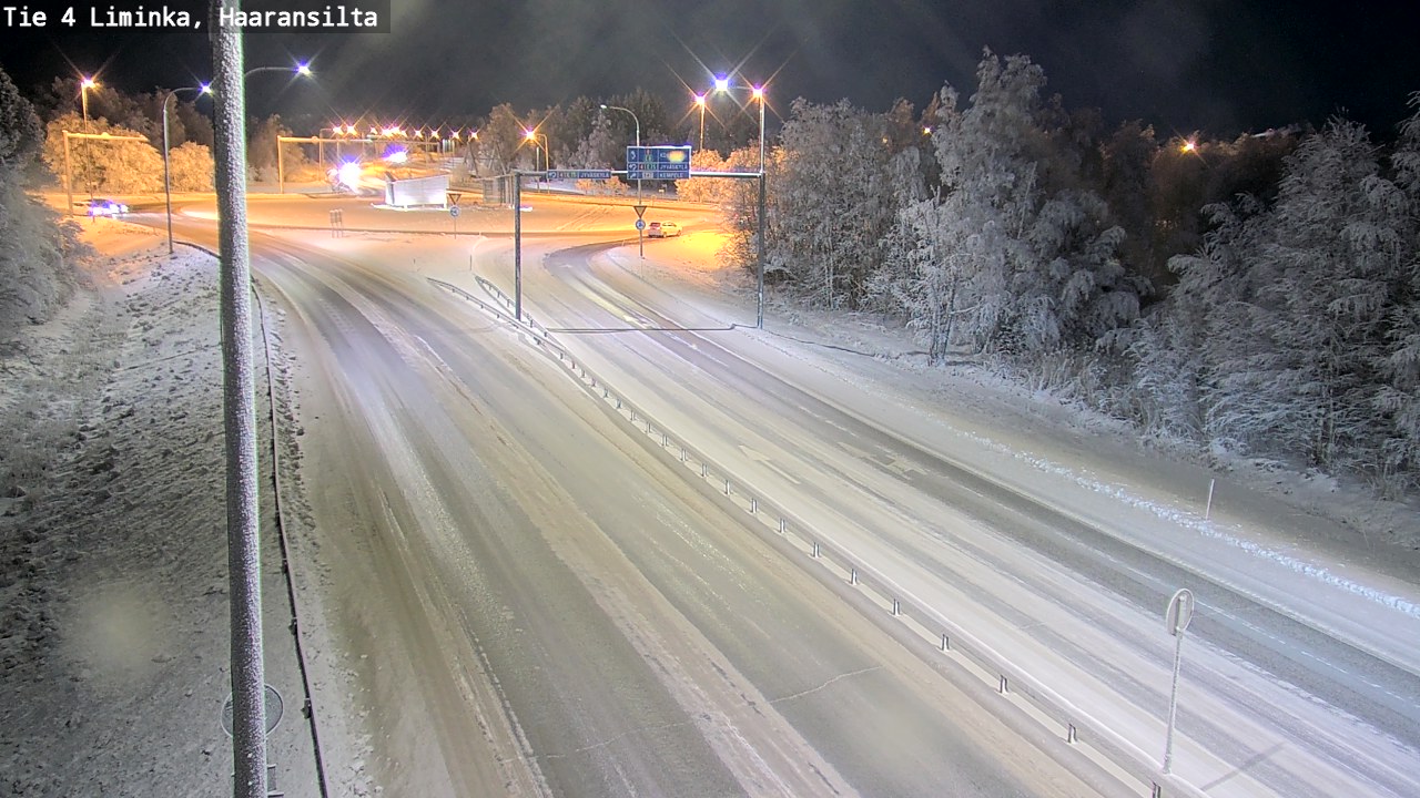 Weather Camera Image Road 4 Liminka, Haaransilta, Liminka, Pohjois-Pohjanmaa