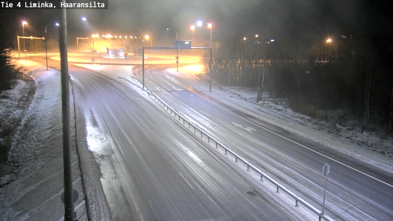 Weather Camera Image Road 4 Liminka, Haaransilta, Liminka, Pohjois-Pohjanmaa