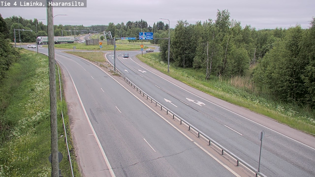 Kelikamerat Kuva Tie 4 Liminka, Haaransilta, Liminka, Pohjois-Pohjanmaa
