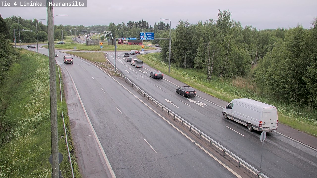 Kelikamerat Kuva Tie 4 Liminka, Haaransilta, Liminka, Pohjois-Pohjanmaa