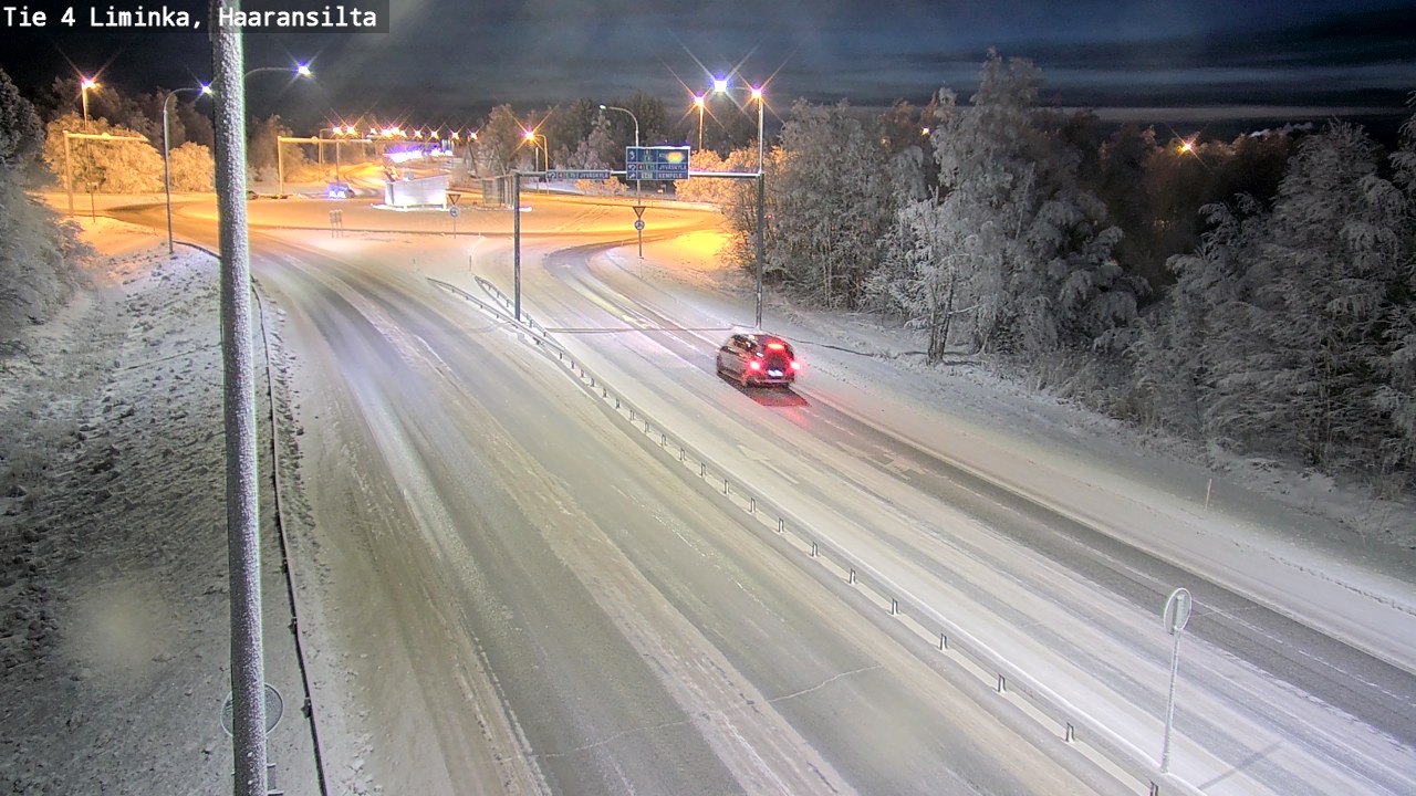 Weather Camera Image Road 4 Liminka, Haaransilta, Liminka, Pohjois-Pohjanmaa