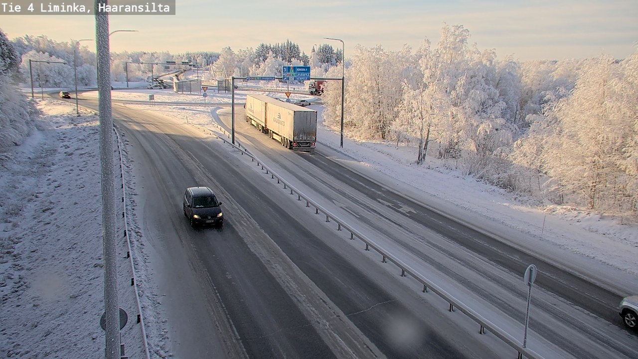 Weather Camera Image Road 4 Liminka, Haaransilta, Liminka, Pohjois-Pohjanmaa