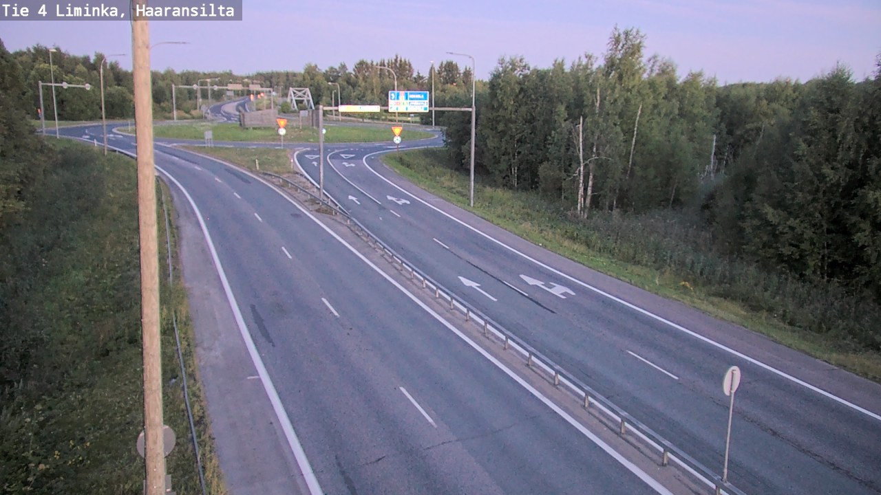 Kelikamerat Kuva Tie 4 Liminka, Haaransilta, Liminka, Pohjois-Pohjanmaa