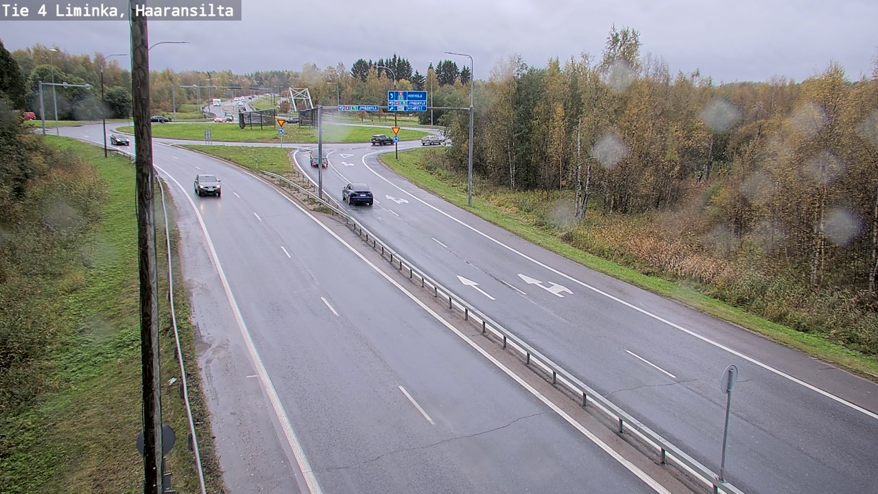 Weather Camera Image Road 4 Liminka, Haaransilta, Liminka, Pohjois-Pohjanmaa