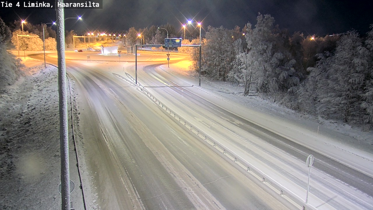 Weather Camera Image Road 4 Liminka, Haaransilta, Liminka, Pohjois-Pohjanmaa