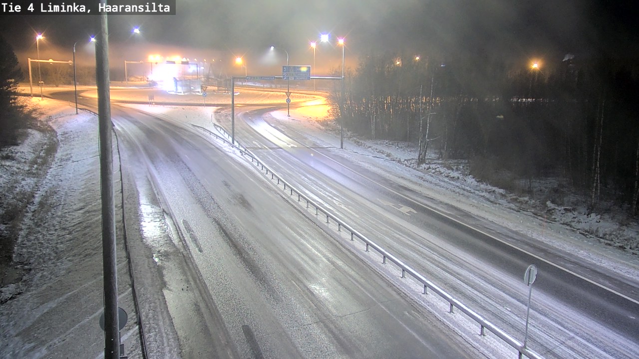 Weather Camera Image Road 4 Liminka, Haaransilta, Liminka, Pohjois-Pohjanmaa