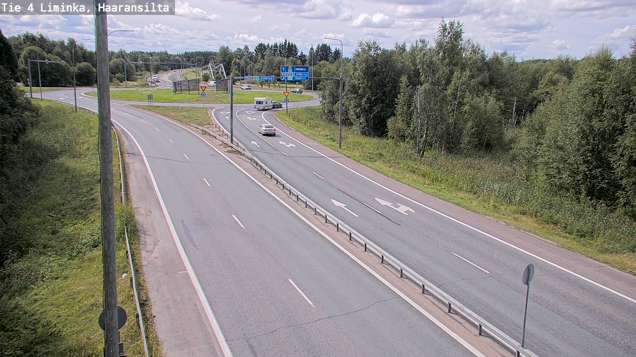 Weather Camera Image Road 4 Liminka, Haaransilta, Liminka, Pohjois-Pohjanmaa