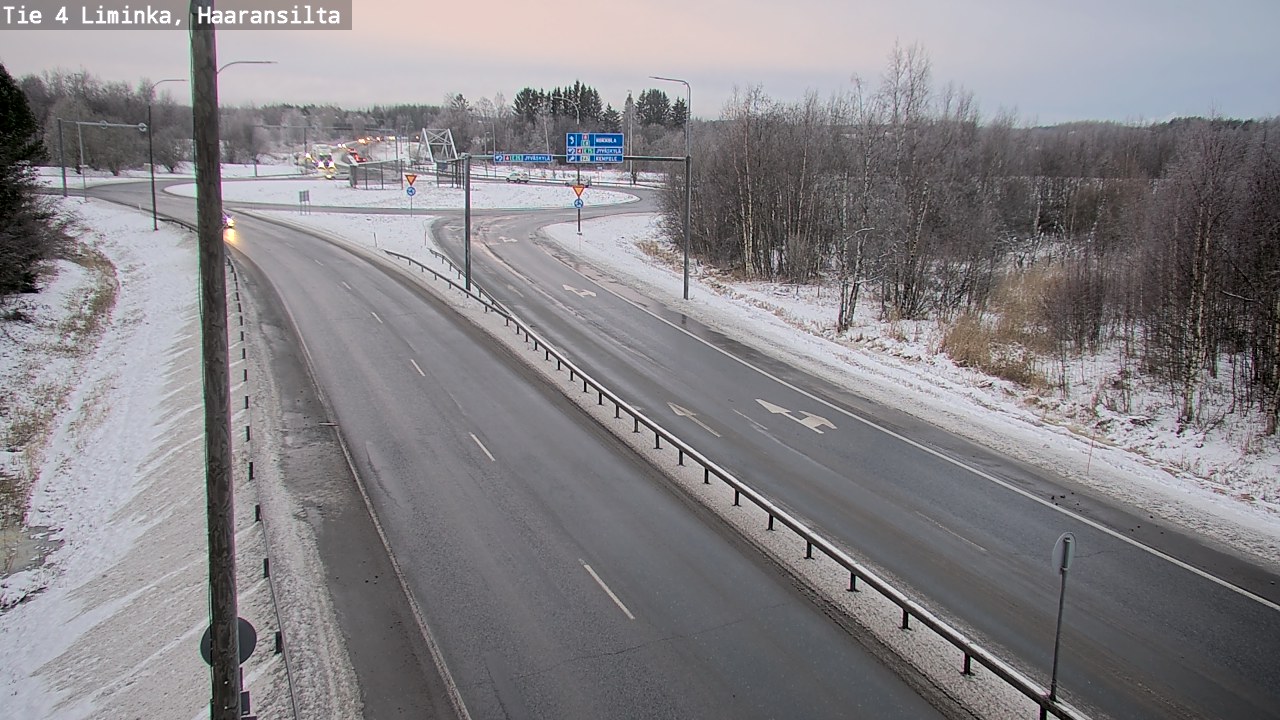 Weather Camera Image Road 4 Liminka, Haaransilta, Liminka, Pohjois-Pohjanmaa
