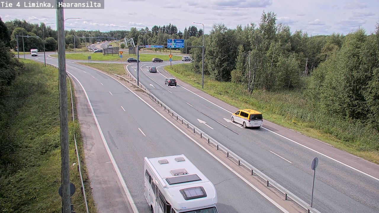 Weather Camera Image Road 4 Liminka, Haaransilta, Liminka, Pohjois-Pohjanmaa