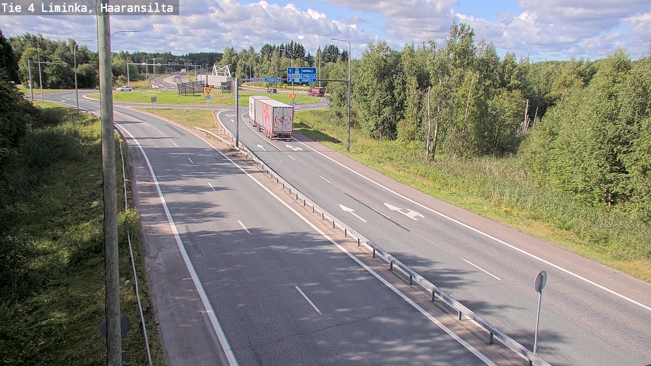 Kelikamerat Kuva Tie 4 Liminka, Haaransilta, Liminka, Pohjois-Pohjanmaa