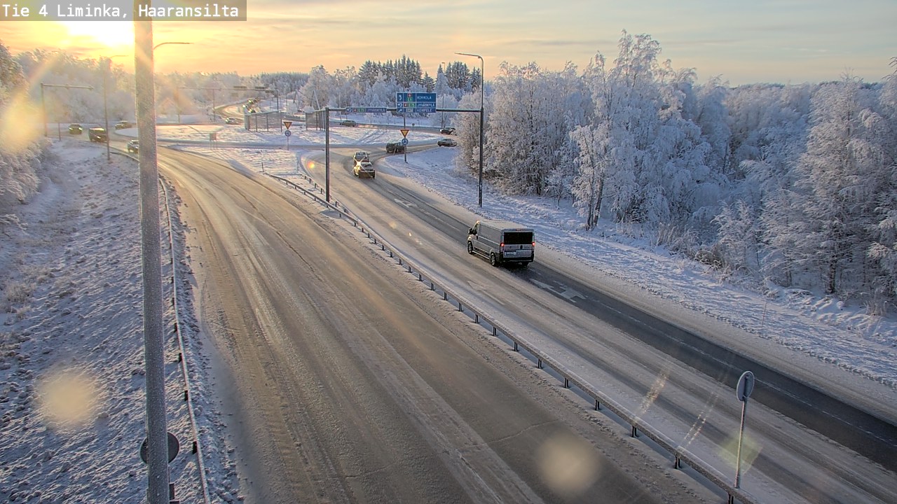 Weather Camera Image Road 4 Liminka, Haaransilta, Liminka, Pohjois-Pohjanmaa