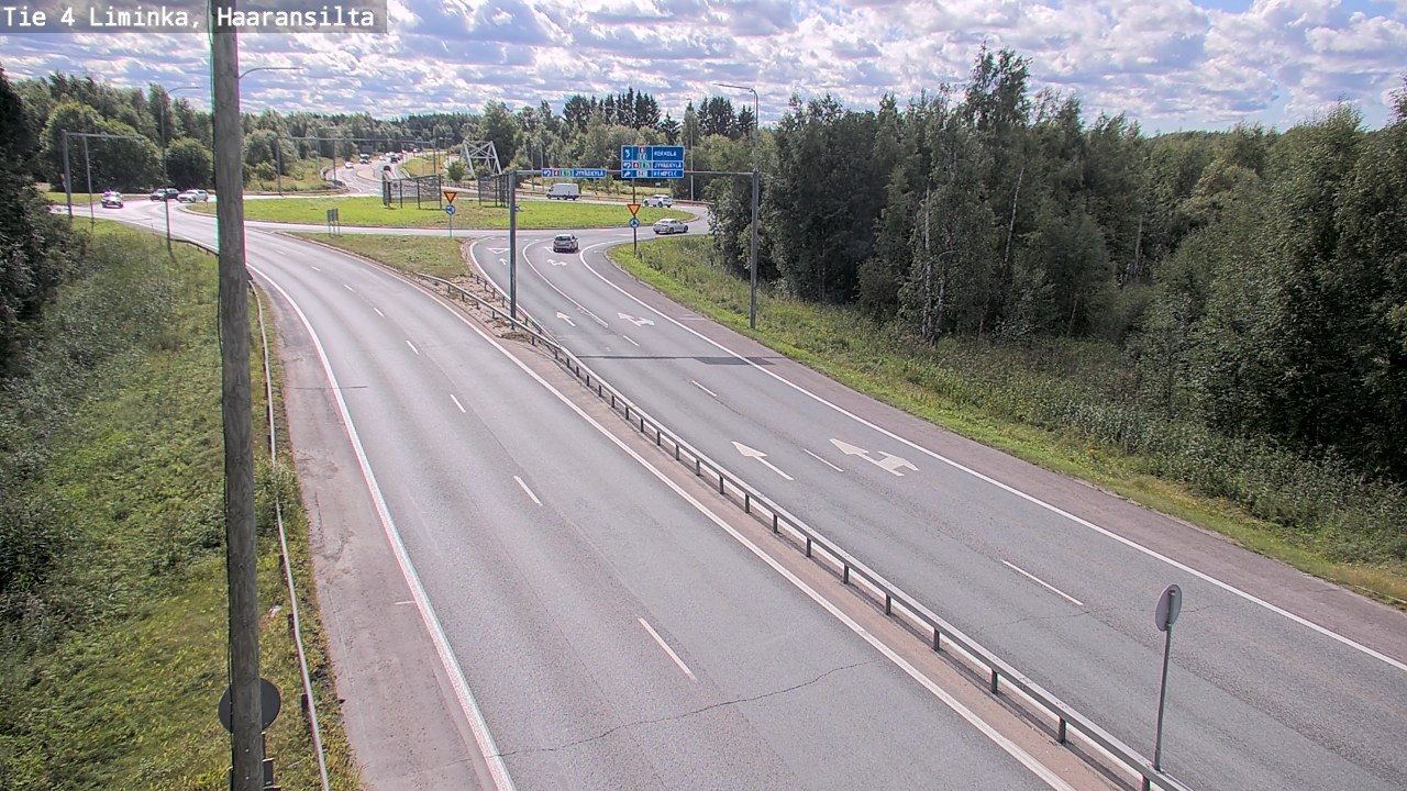 Kelikamerat Kuva Tie 4 Liminka, Haaransilta, Liminka, Pohjois-Pohjanmaa