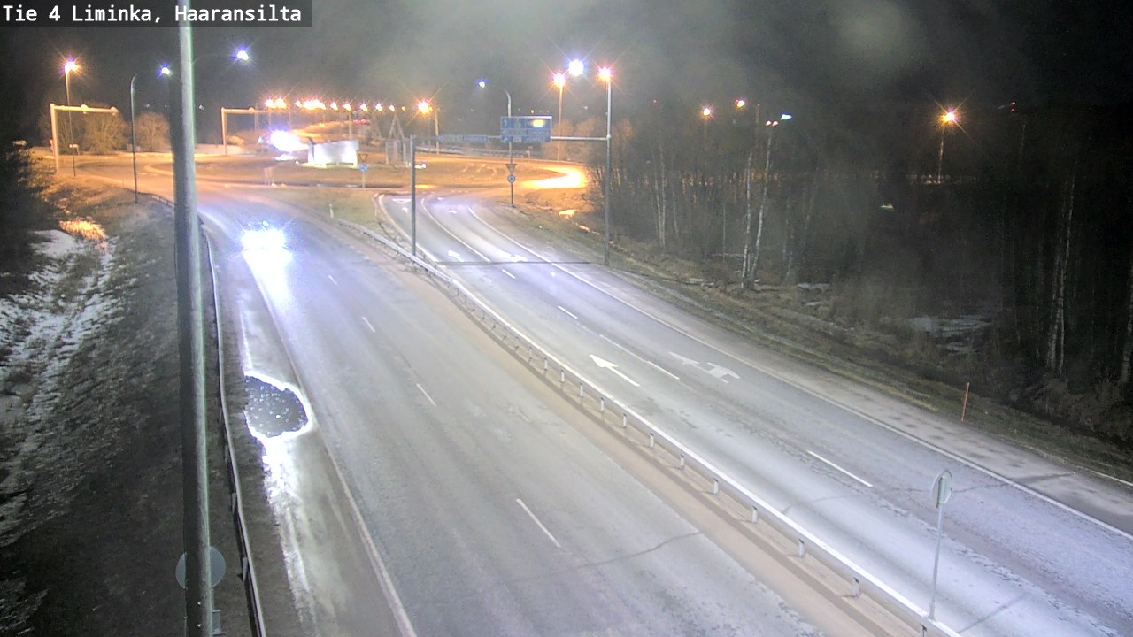 Weather Camera Image Väg 4 Limingo, Haaransilta, Liminka, Pohjois-Pohjanmaa