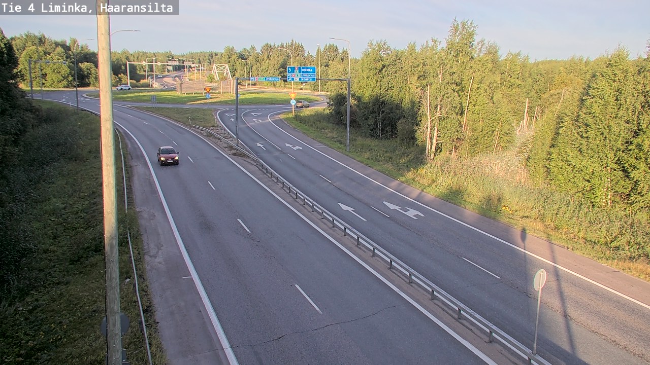 Weather Camera Image Road 4 Liminka, Haaransilta, Liminka, Pohjois-Pohjanmaa