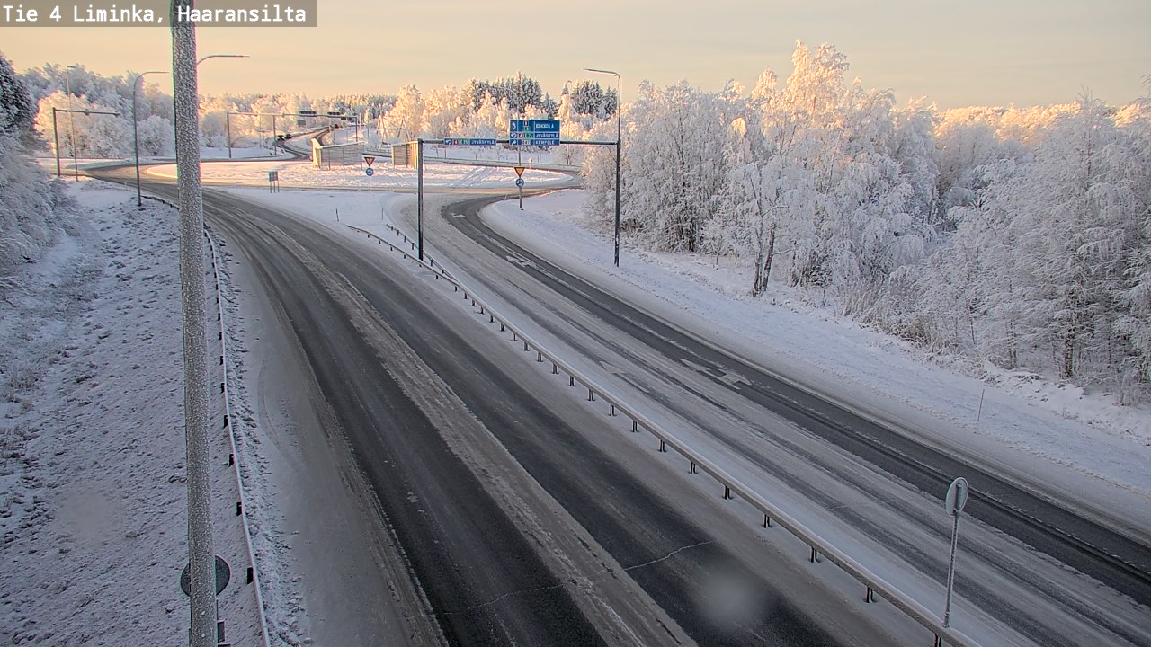 Weather Camera Image Road 4 Liminka, Haaransilta, Liminka, Pohjois-Pohjanmaa