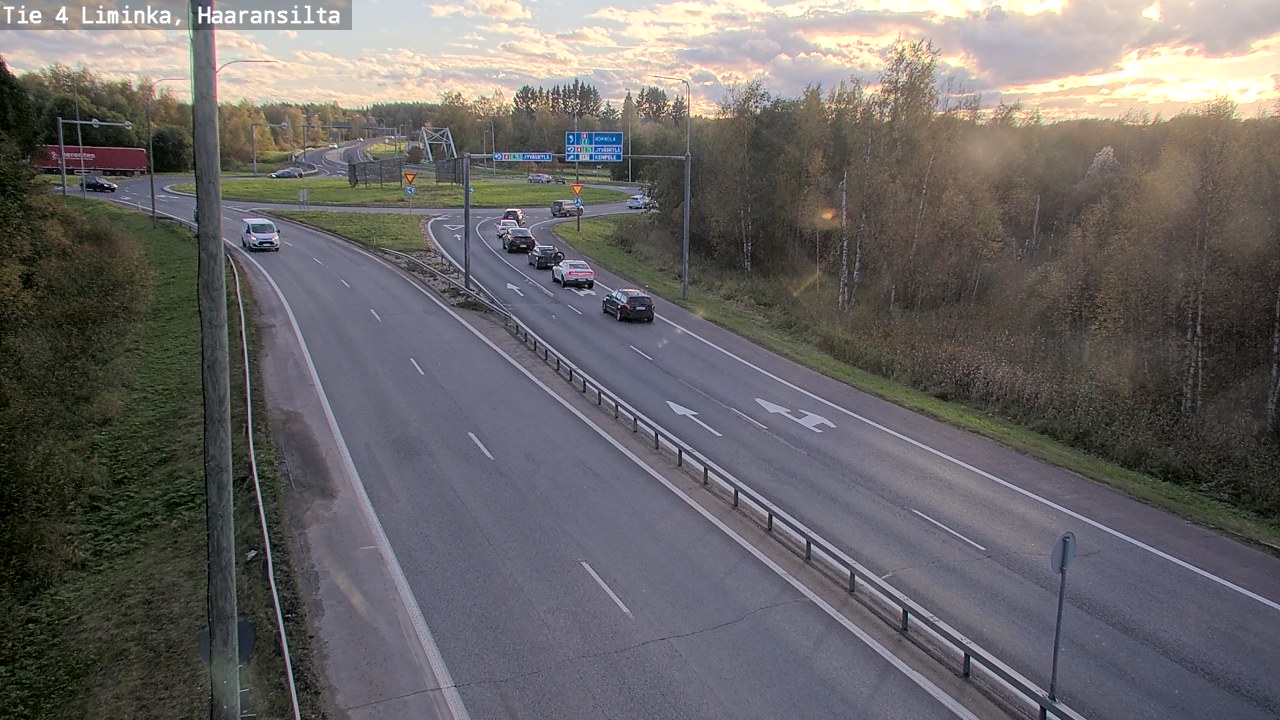Kelikamerat Kuva Tie 4 Liminka, Haaransilta, Liminka, Pohjois-Pohjanmaa