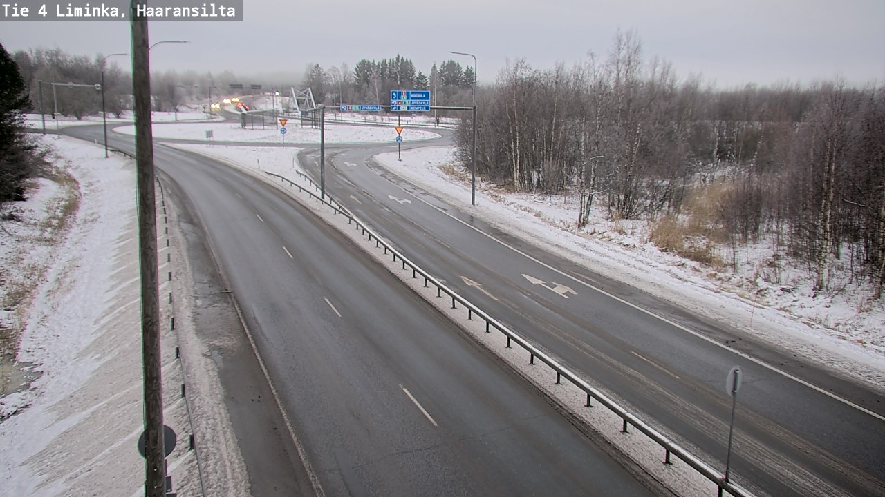 Weather Camera Image Road 4 Liminka, Haaransilta, Liminka, Pohjois-Pohjanmaa