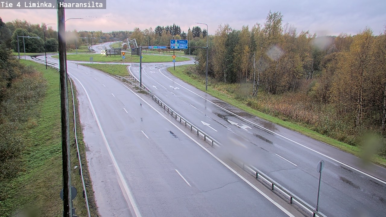 Weather Camera Image Road 4 Liminka, Haaransilta, Liminka, Pohjois-Pohjanmaa