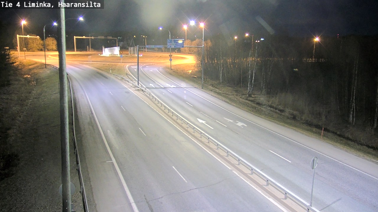Weather Camera Image Road 4 Liminka, Haaransilta, Liminka, Pohjois-Pohjanmaa