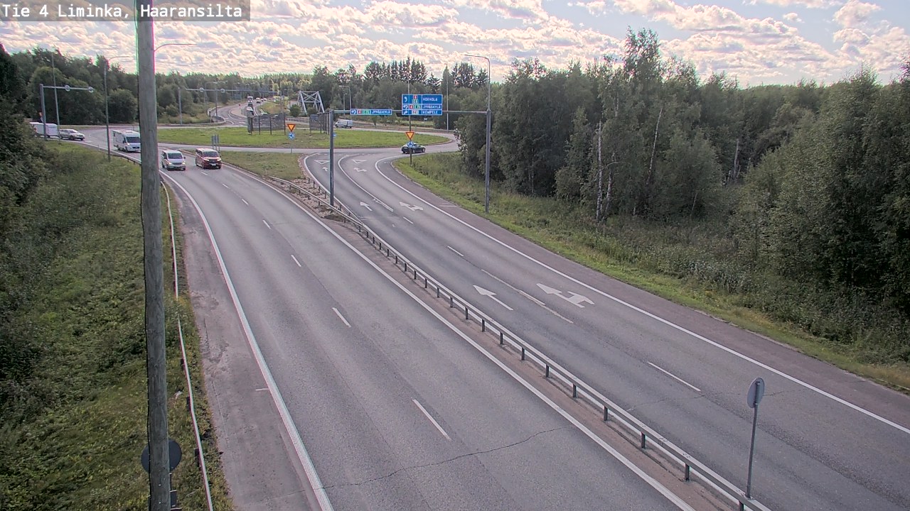 Kelikamerat Kuva Tie 4 Liminka, Haaransilta, Liminka, Pohjois-Pohjanmaa