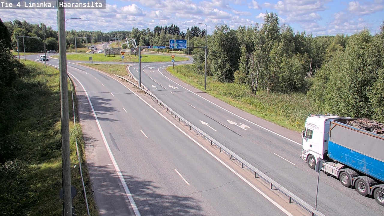 Kelikamerat Kuva Tie 4 Liminka, Haaransilta, Liminka, Pohjois-Pohjanmaa