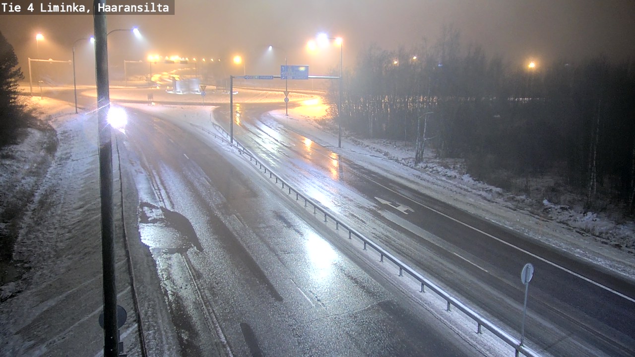Weather Camera Image Road 4 Liminka, Haaransilta, Liminka, Pohjois-Pohjanmaa